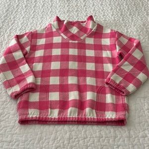 Vineyard Vines Pullover, Size S (7/8), Pink Plaid